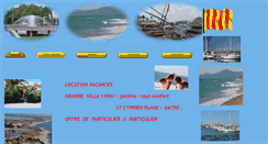 Desktop Screenshot of locations-saintcyprien.com